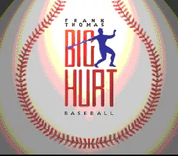 Frank Thomas Big Hurt Baseball (1995) - MobyGames