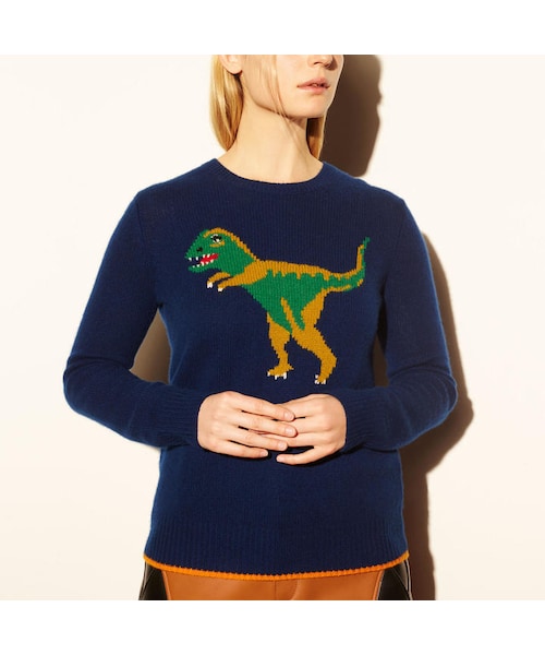 COACH（コーチ）の「COACH Coach 1941 Dinosaur Motif Crewneck