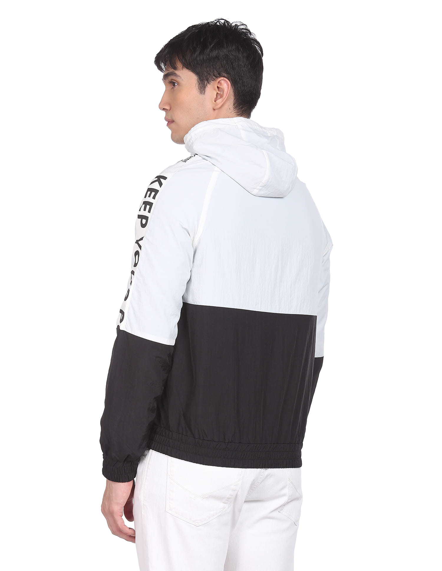Buy Flying Machine Colour Block Jacket - NNNOW.com