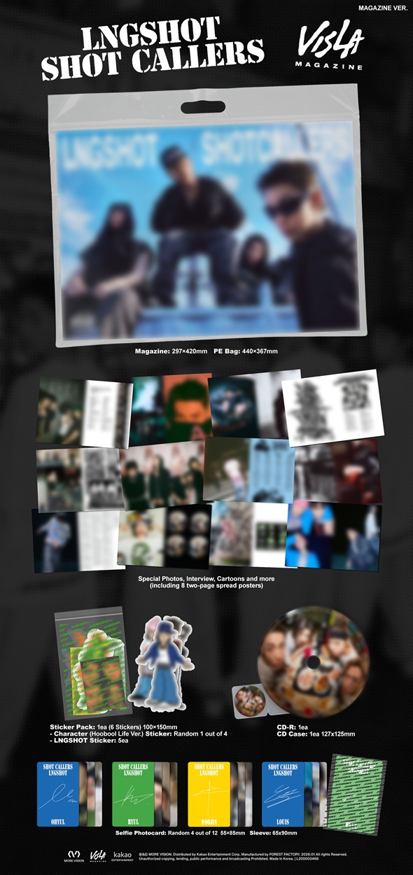 LNGSHOT (ロングショット)、ファーストEP『SHOT CALLERS』でデビュー