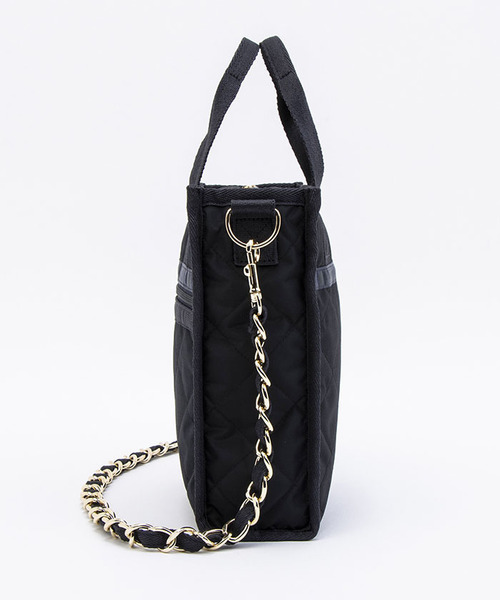 CHAIN MINI N/S TOTE ディープシーブルーキルト（トートバッグ