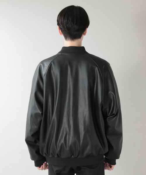 BUTWIN（バトウィン）の「【BUTWIN】フェイクレザーブルゾン