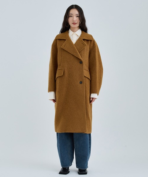CLANE/クラネ】SHORT SHAGGY COCOON OVER COAT/ショートシャギー