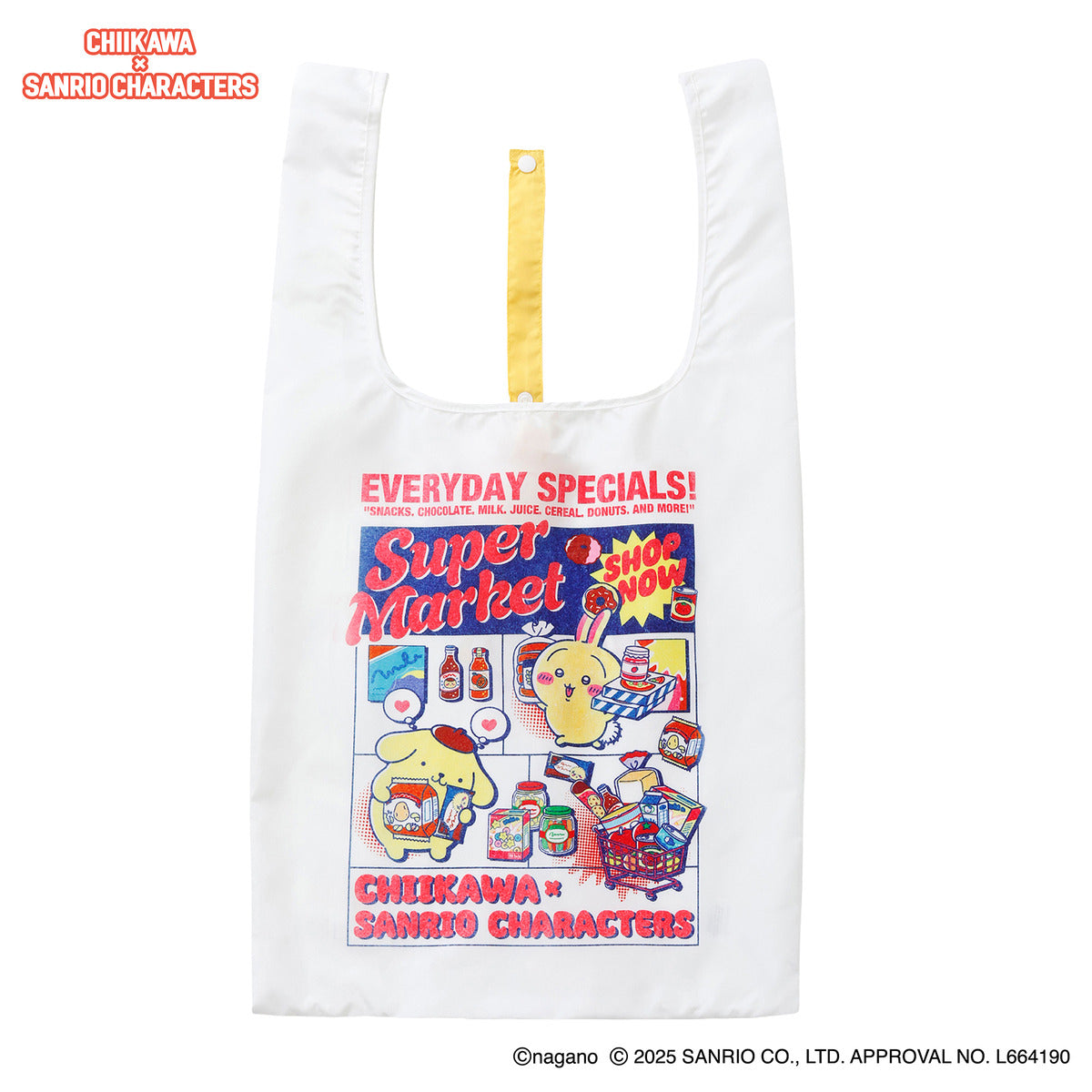 ちいかわ×サンリオキャラクターズ スーパーマーケットなエコバッグ