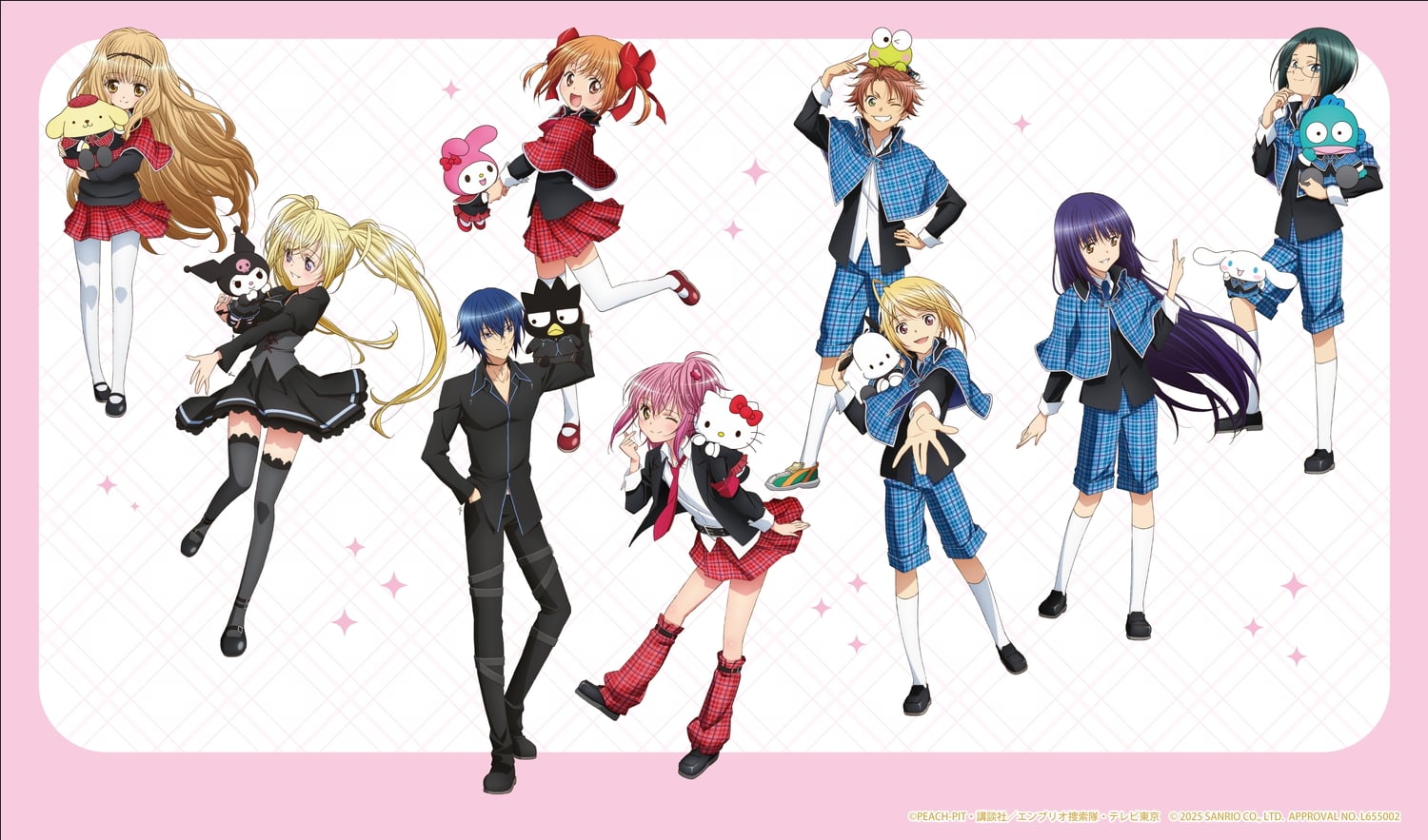 しゅごキャラ! × サンリオ 人気描き下ろしコラボグッズ 7月 一般発売!