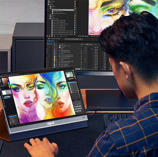 ASUS ZenScreen OLED MQ13AH｜Monitors｜ASUS Global