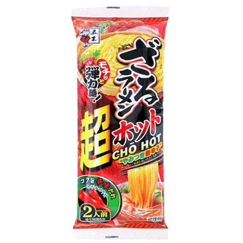 よろずやマルシェ本店 | 五木食品 ざるラーメン 超ホット 260g: 食品