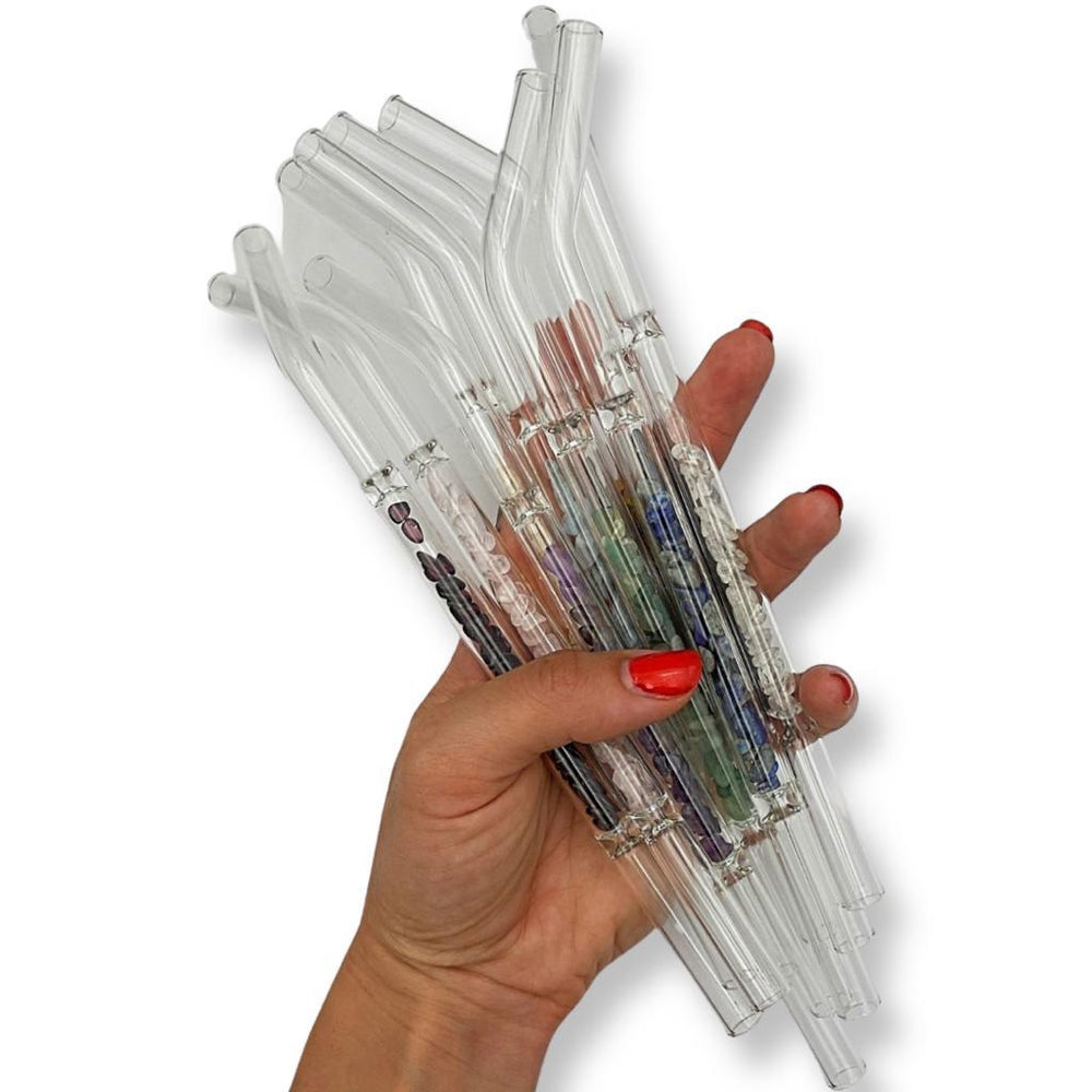 Healing Crystal Chips Straw | East Meets West USA