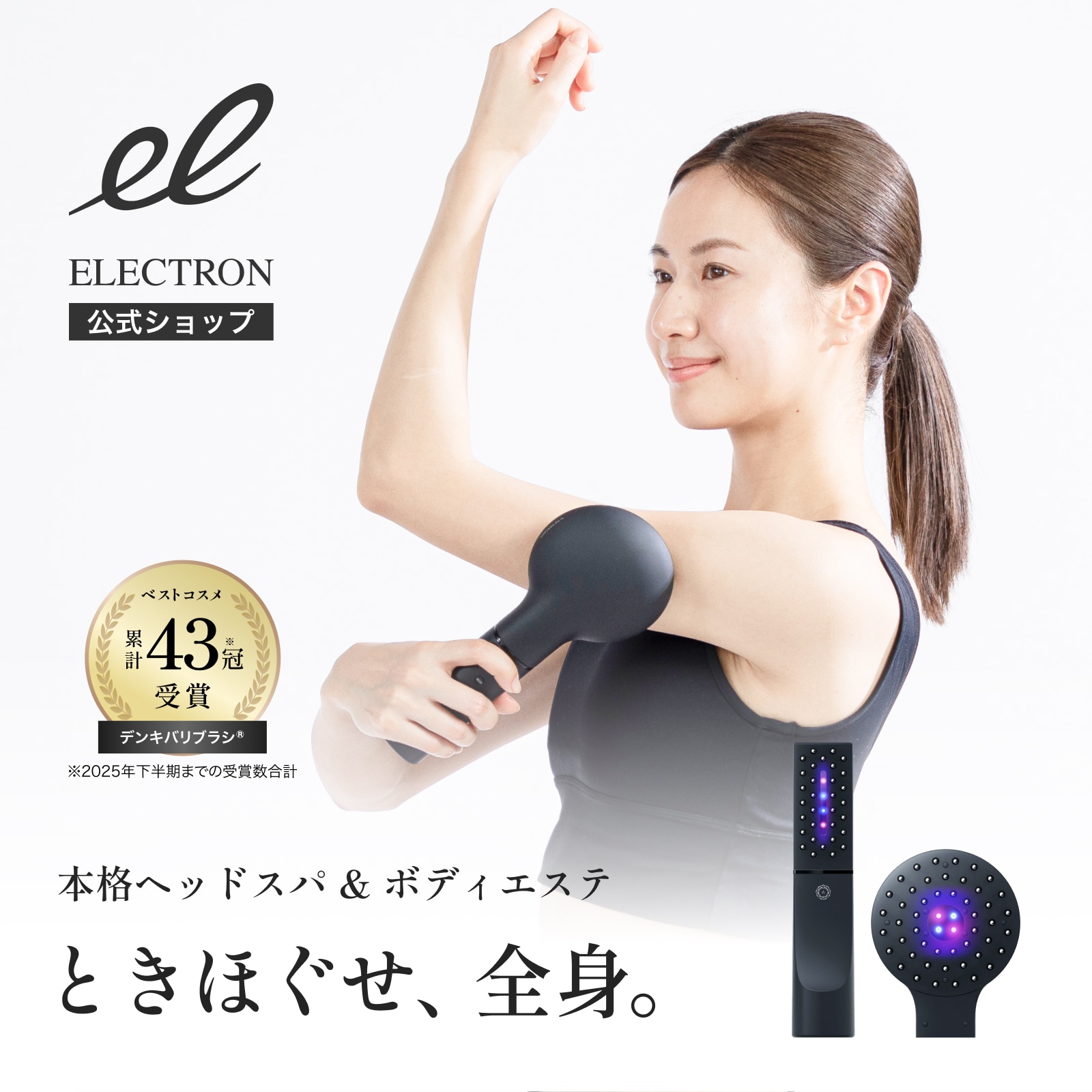 エレクトロン］デンキバリブラシ(R)2.0＋ボディ (電気バリブラシ