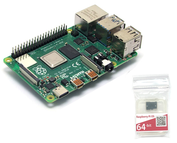 Raspberry Pi 4B (4GB) スターターセット/レギュラー / RASPi4-RGL
