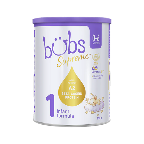 Bubs（バブズ） Supreme（シュプリーム） A2 粉ミルク ステップ1 (0～6