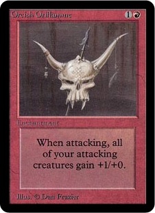 1228 激レア 《オークの軍旗 mtg Lea アルファ α 1228 激レア 《オーク