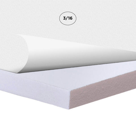 6mm White Komatex PVC Multi Packs | foamcore.com