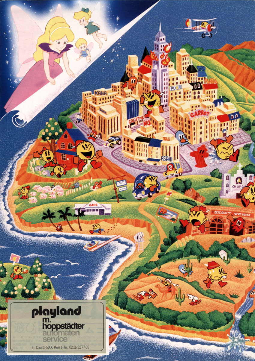 Pac-Land - Bally Midway (Video Game, 1984) - Japan | The Arcade