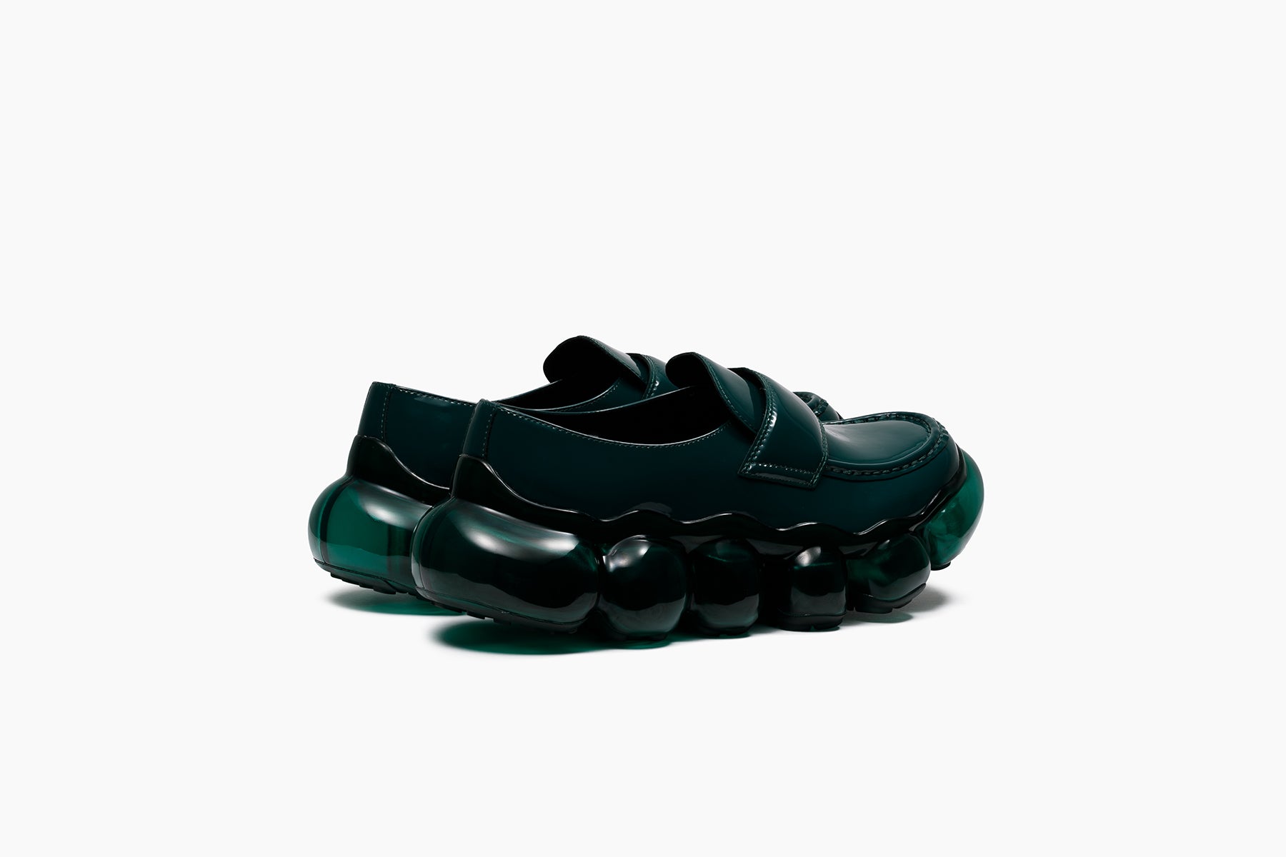 JEWELRY LOAFER DARK GREEN / DARK GREEN (ジュエリー ローファー