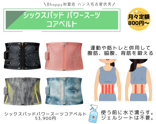 徹底比較】 シックスパッド の効果は？メディカルコア・コアベルト2