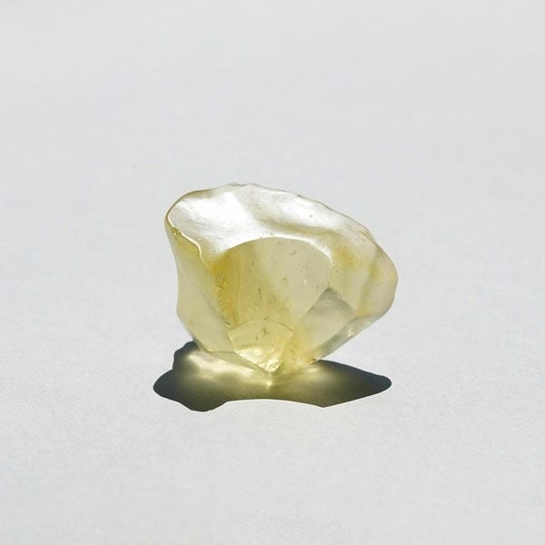 Libyan glass round single pierce /リビアングラス | Hariqua