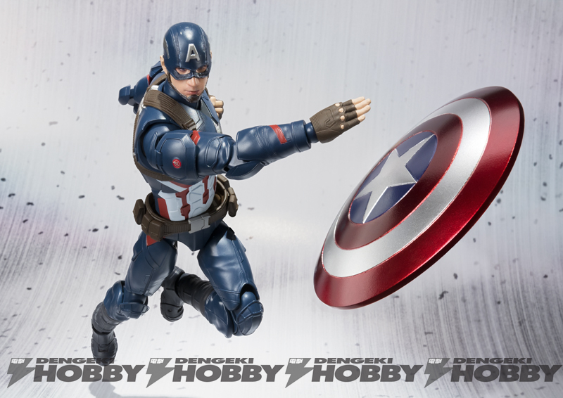 キャプテン・アメリカ」が『シビルウォー』版でS.H.Figuartsシリーズに