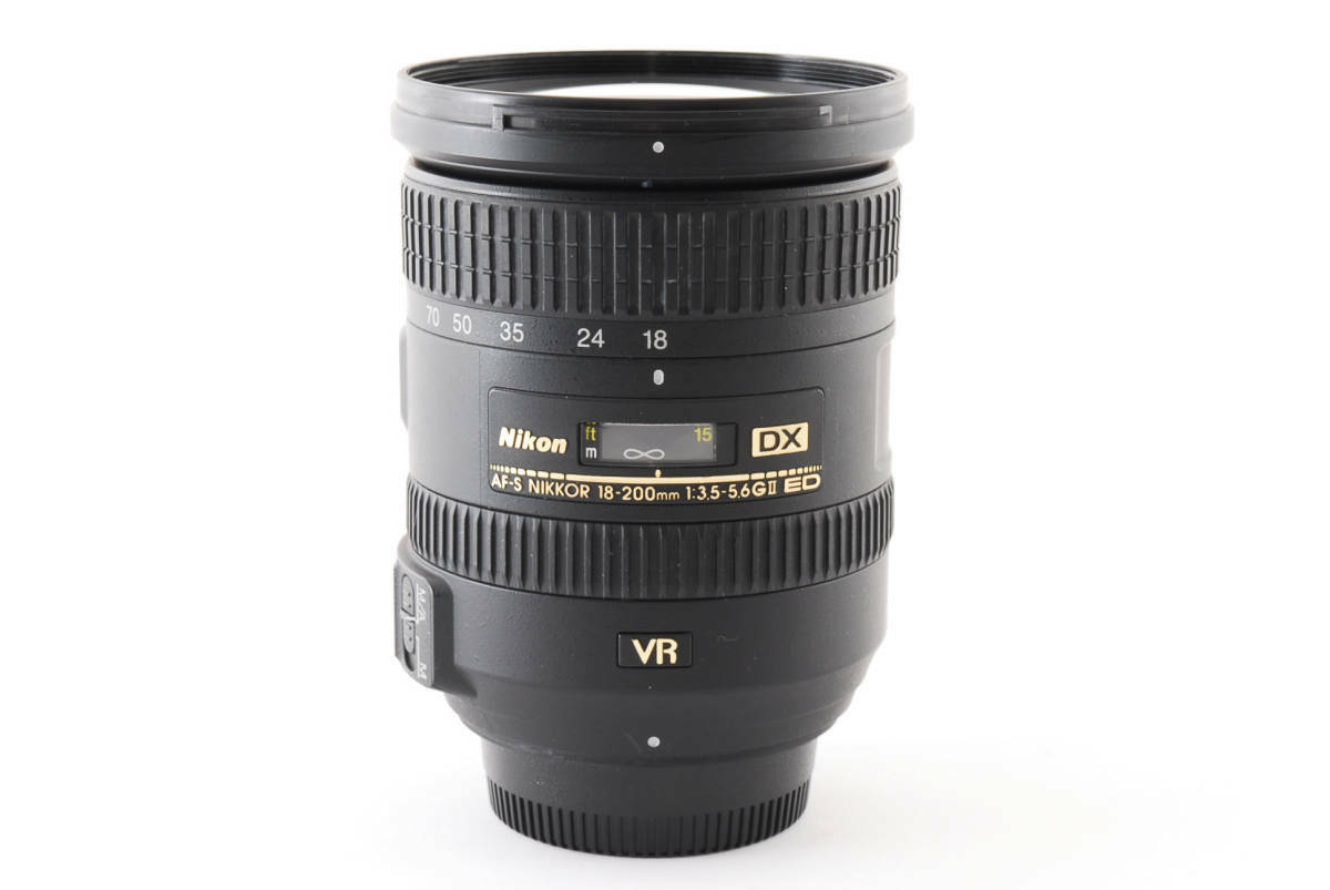 Nikon DX AF-S NIKKOR 18-200mm F/3.5-5.6 G II ED VR Zoom Lens F