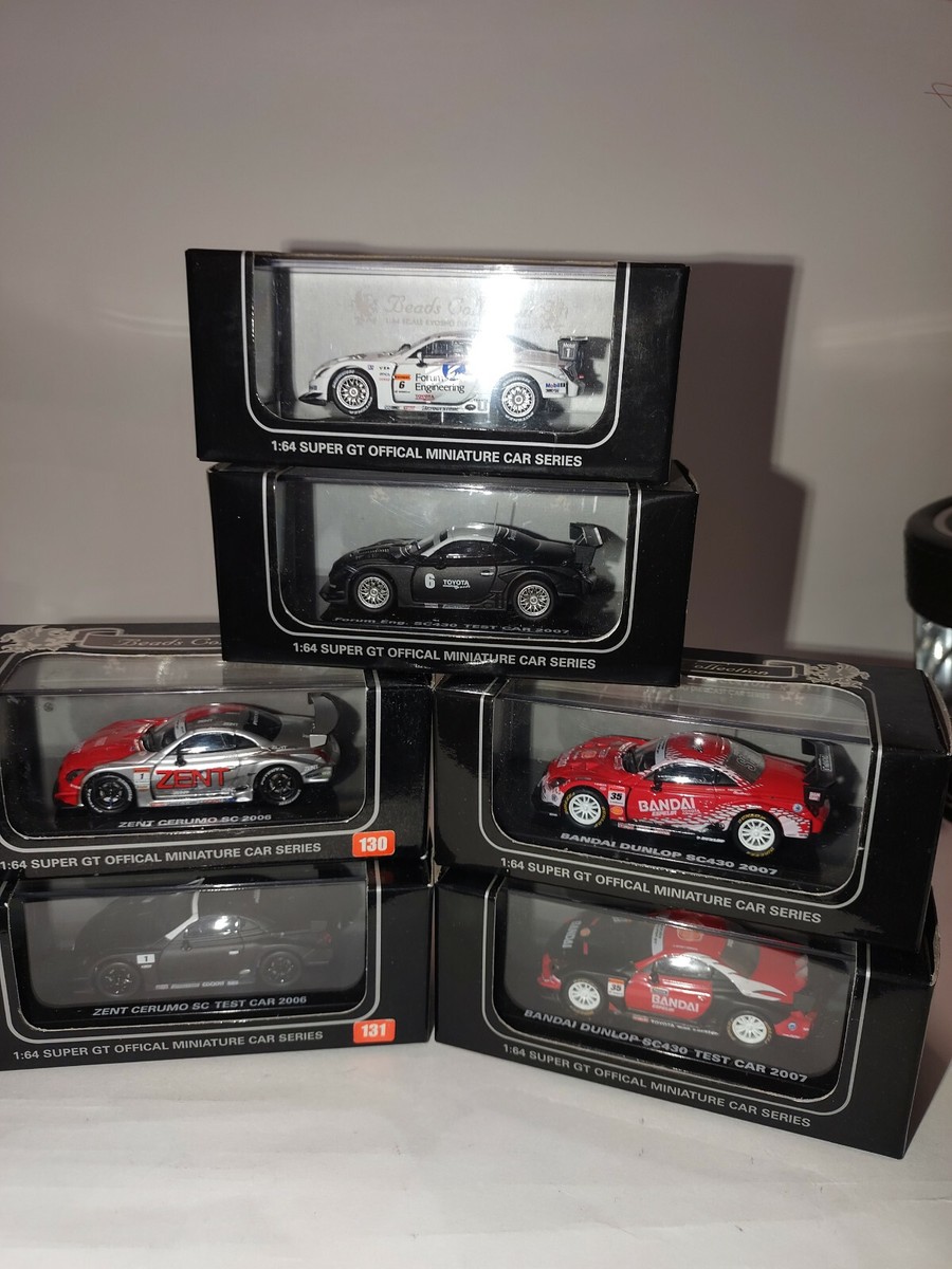 Kyosho 1/64 Beads Collection Race and Test Toyota Lexus SC430 LE 1