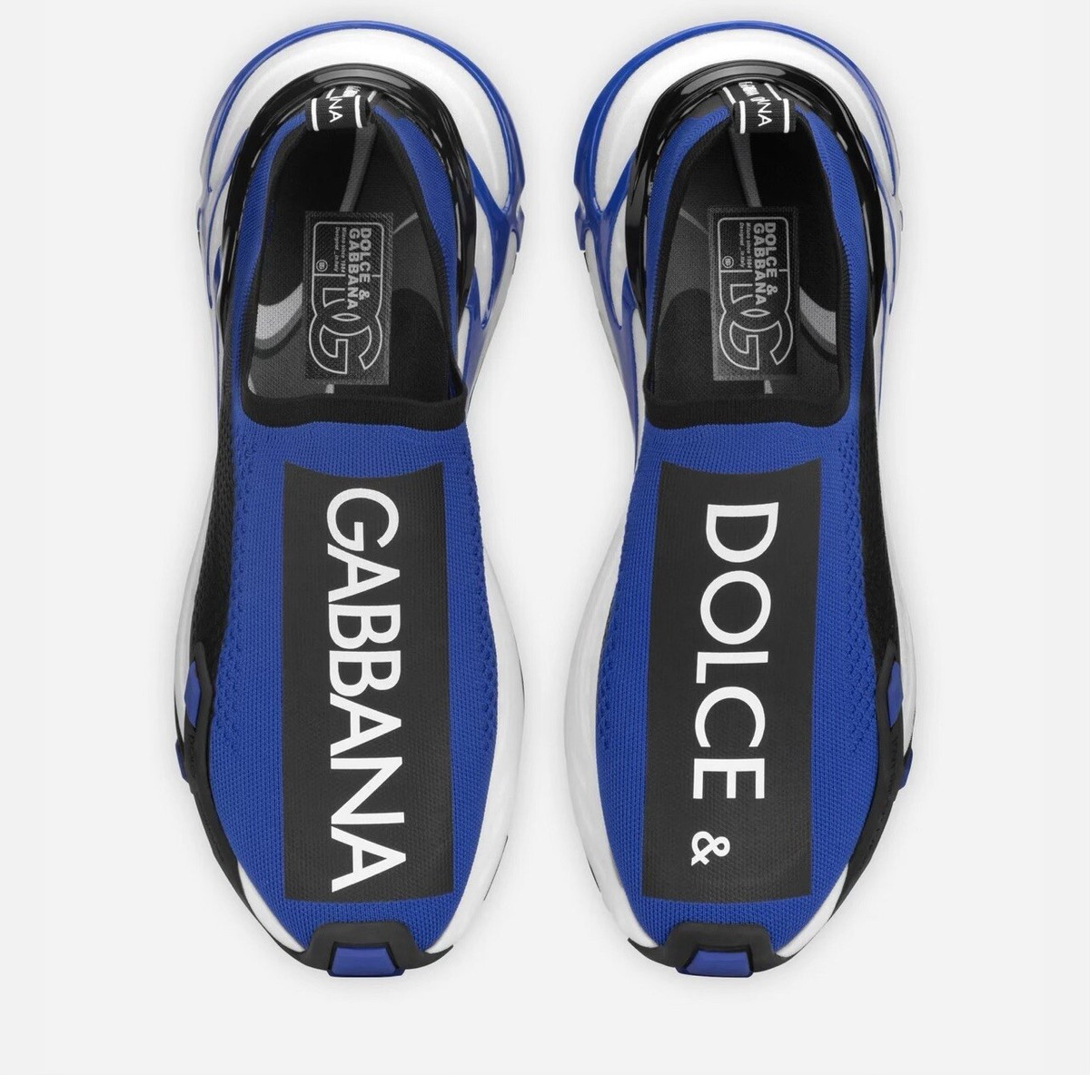 Dolce & Gabbana Stretch mesh Fast sneakers Blue Sz 9 (42) | eBay