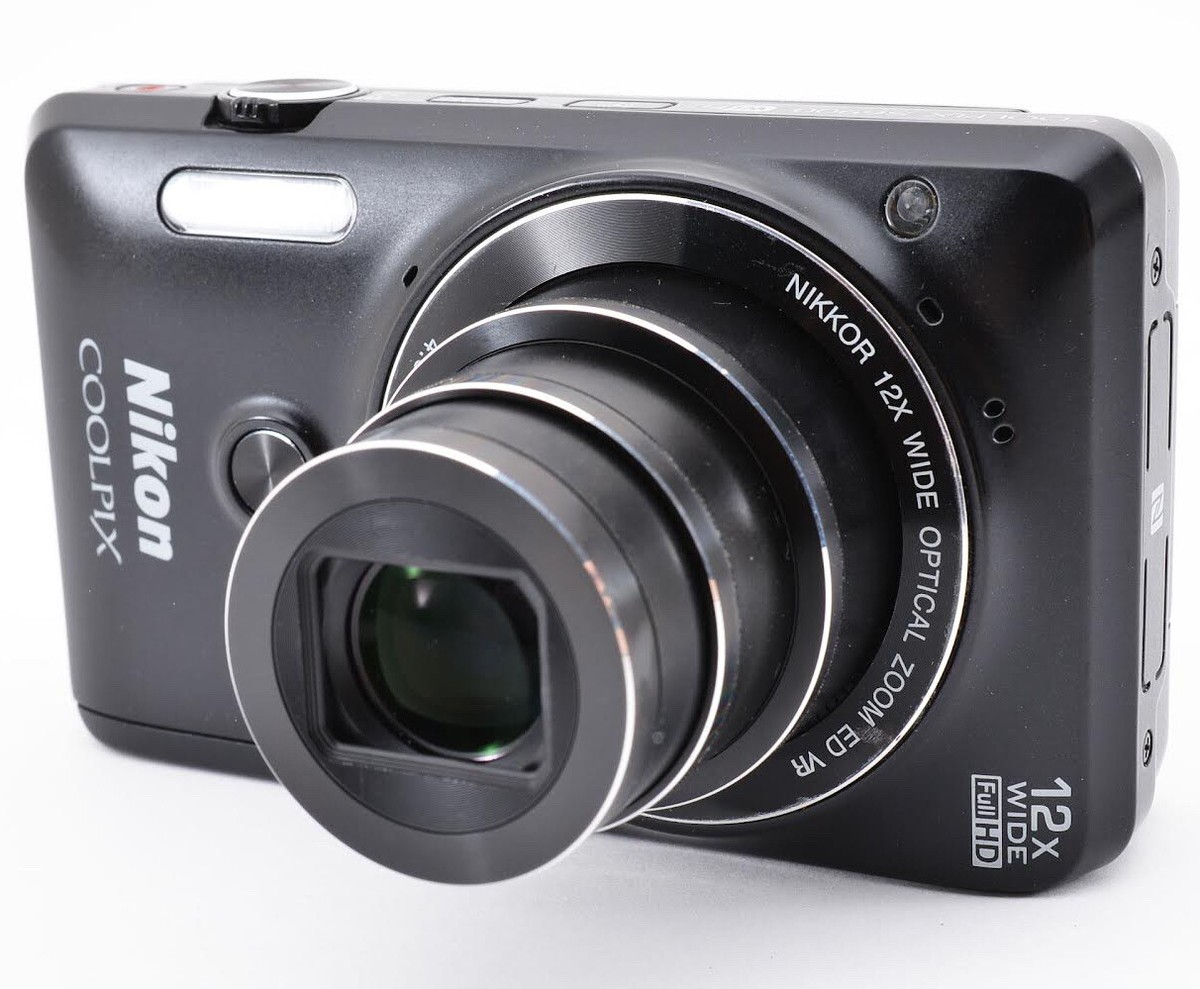 Nikon Coolpix S6900 16.2MP Camera W. 12x Zoom Lens Black | eBay