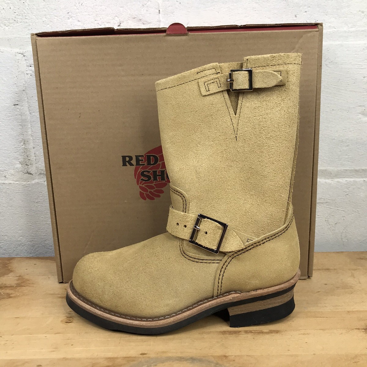 Red Wing Shoes 8268 Steel Toe Engineer Boots Size 7.5D 2nds