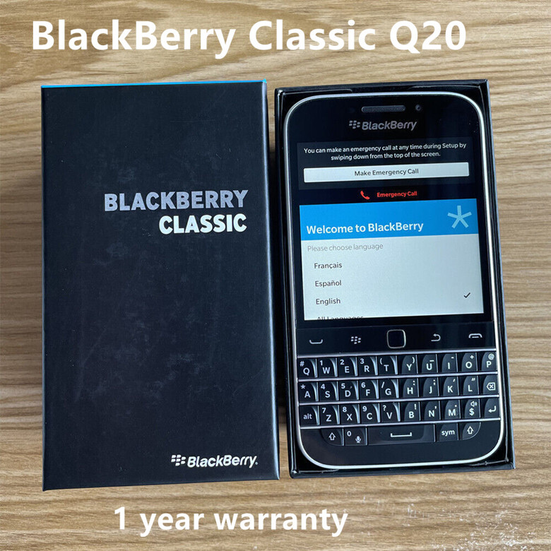BlackBerry Classic Q20 16GB 4G LTE Unlocked Qwerty Keyboard