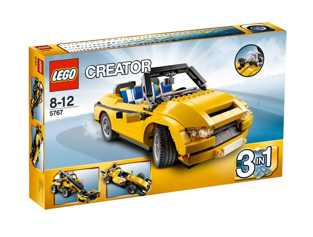 Lego Cool Cruiser (5767) CREATOR 3 IN 1 SET WITH 621 PIECES