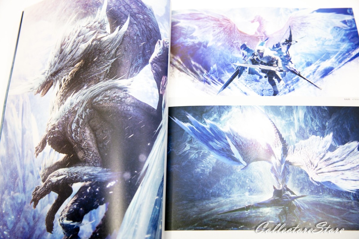 Dive To Monster Hunter World: Iceborne Official Design Works Art