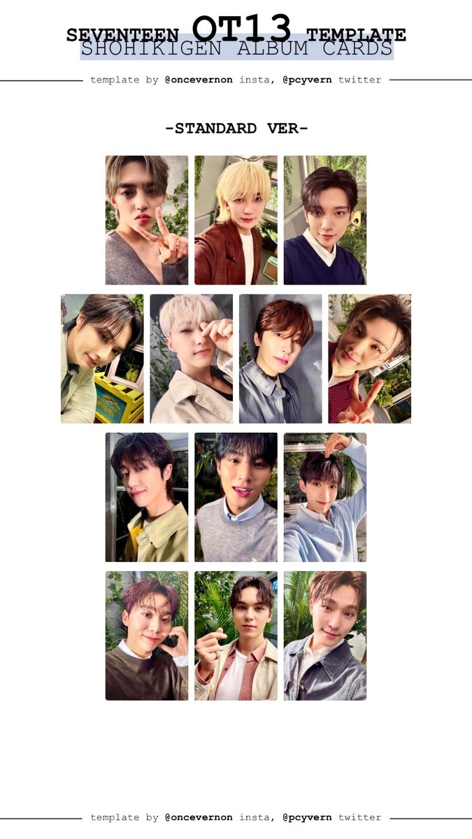 SEVENTEEN JAPAN 4TH SINGLE [ 消費期限 ] Shohikigen Expiration Date