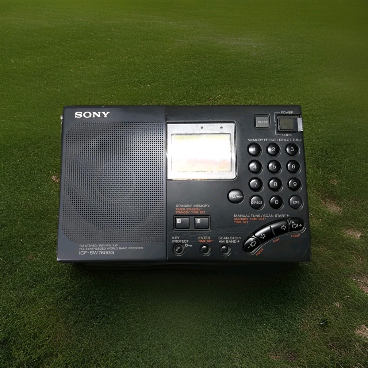 Sony ICF-SW7600G AM/FM/SW MW LW Portable World Band Radio Receiver