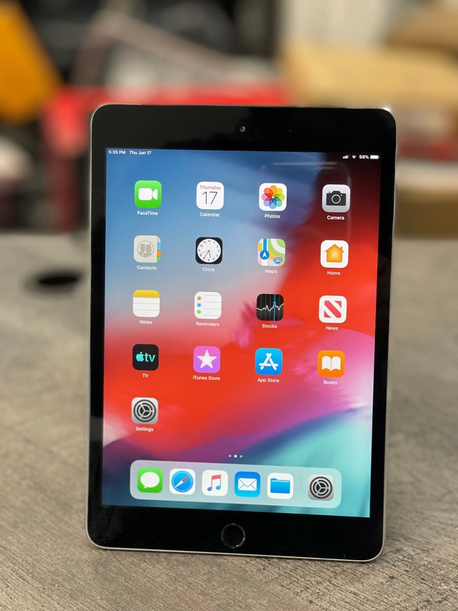 Apple iPad Mini 3rd Gen 16GB - Grey, MH3E2LL/A + Cellular