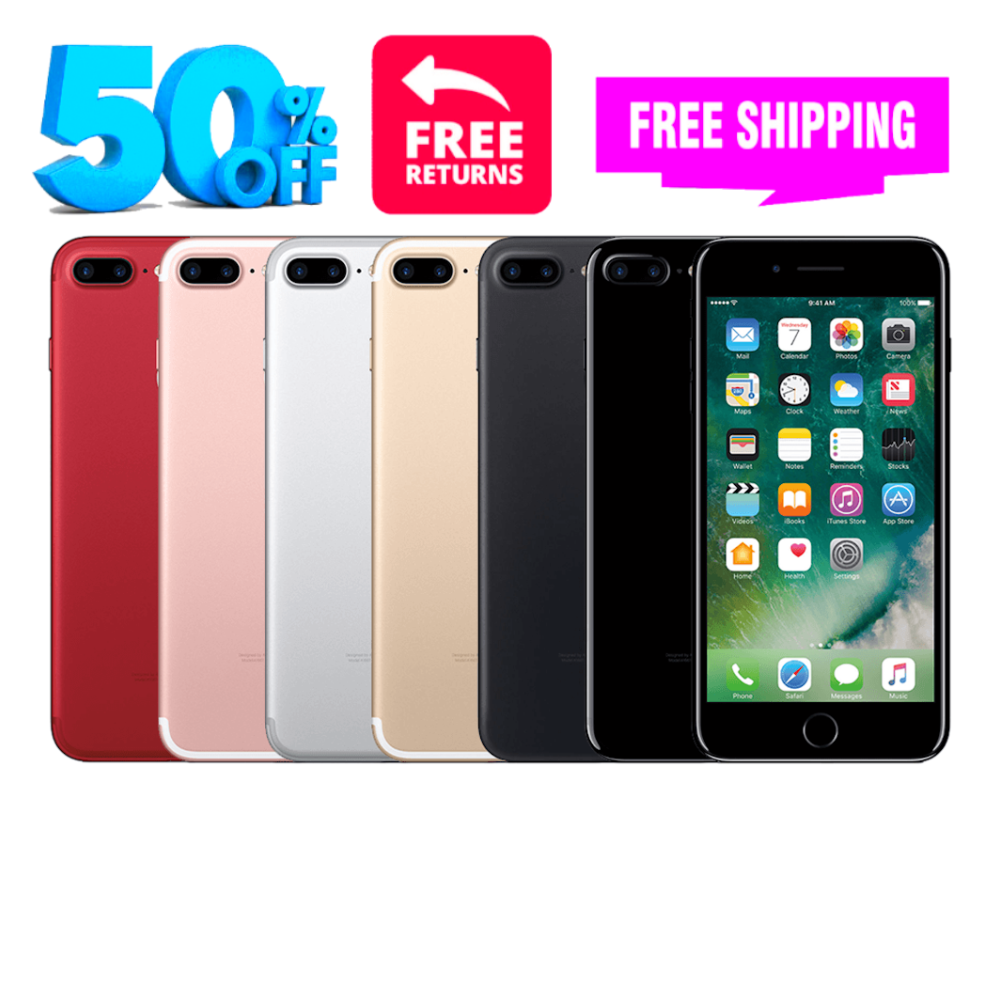 Apple iPhone 7 Plus -32GB 128GB- Unlocked Black Gold Rose Gold