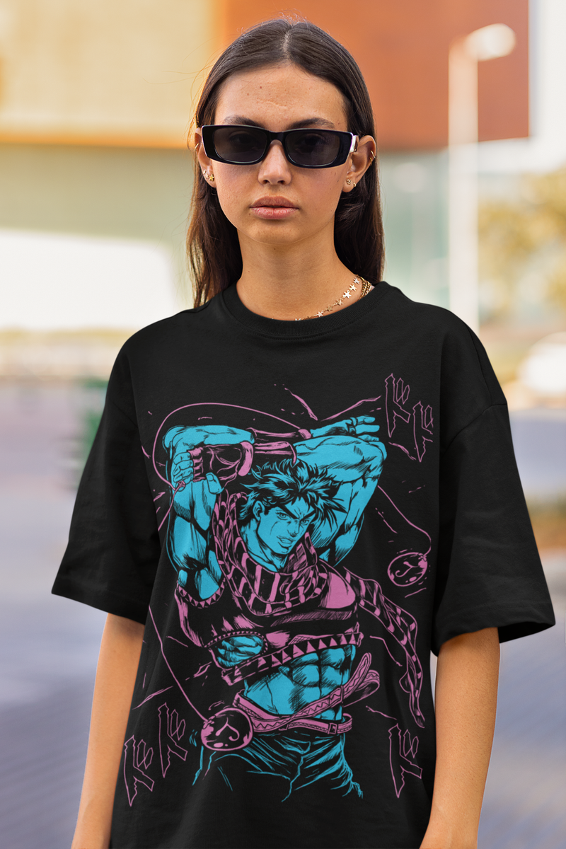 Joseph Joestar T-Shirt Jojo 's Bizarre Adventure Anime Manga Gift
