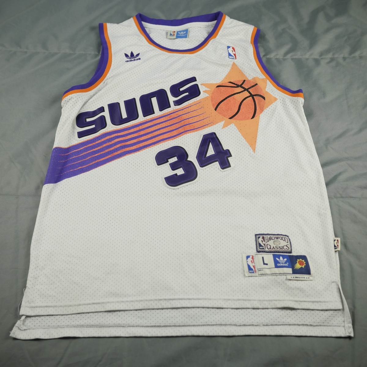 Vintage Phoenix Suns Jersey Mens Large NBA Basketball Charles