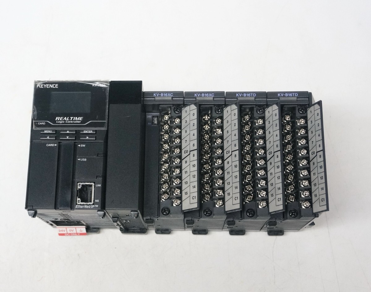 Keyence KV-7500, KV-B16XC X2, KV-B16TD X2, Fast shipping DHL/FedEx