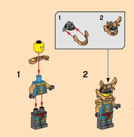 new LEGO NINJAGO Crystalized Minifig - Samurai X (Nya) from set