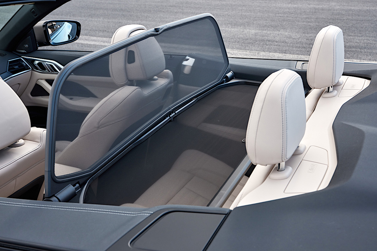 BMW純正 ウインドデフレクター G23 G83 4シリーズ カブリオレ M4