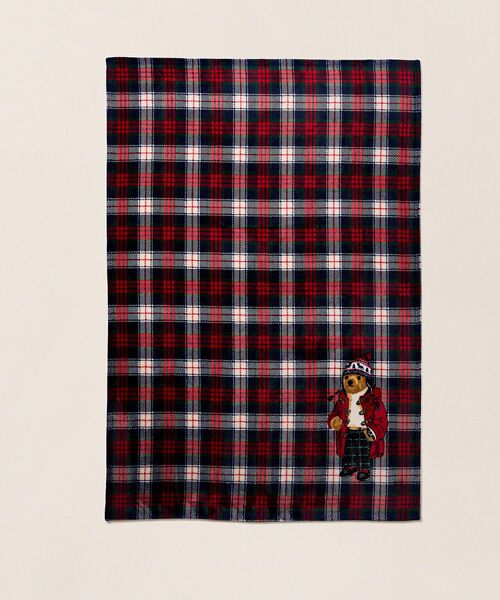 Holiday Polo ベア スロー ブランケット （寝具）｜RALPH LAUREN HOME