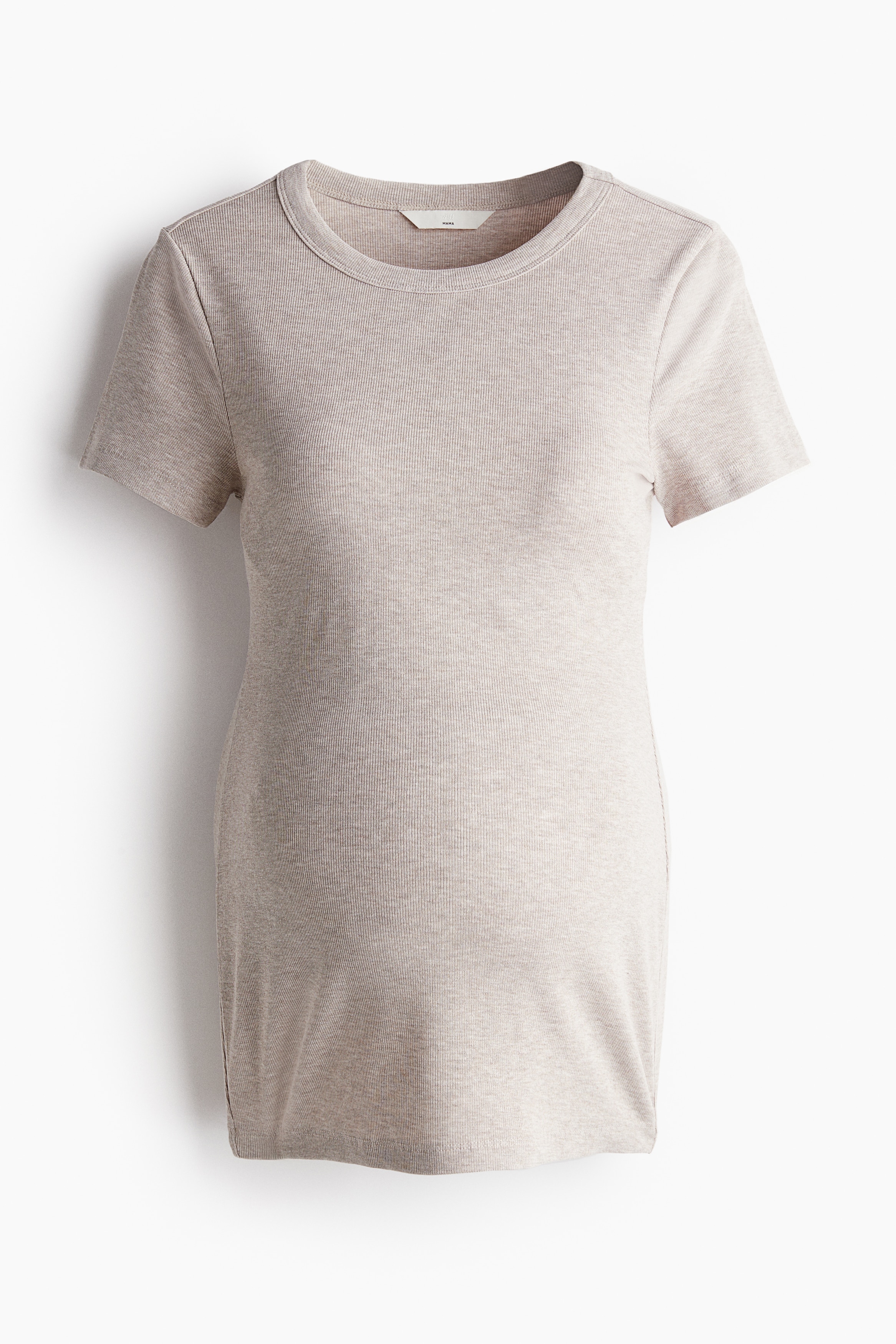 MAMA リブトップス - ダークブラウン - レディース | H&M JP