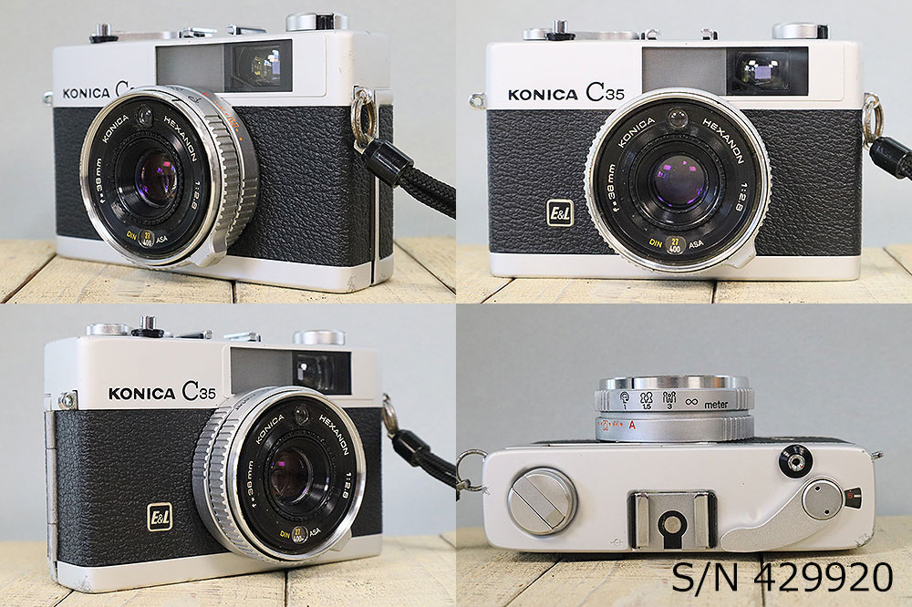 中古】【送料無料】【保証付 】KONICA C35 E&L S/N 429920（ケース