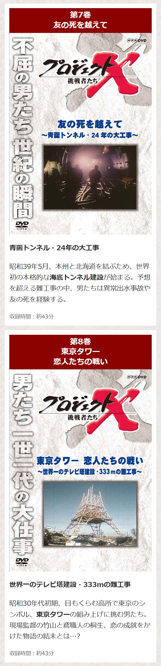 楽天市場】NHKDVD プロジェクトX 挑戦者たち 全18巻 ユーキャン通販