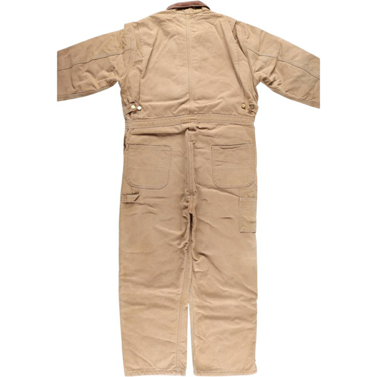 古着 ビッグサイズ カーハート Carhartt ダック 長袖 オールインワン