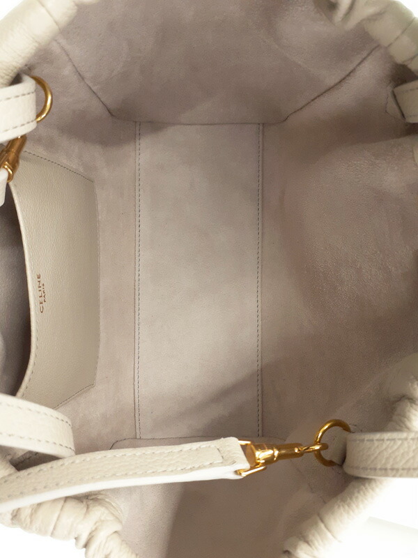 CELINE】セリーヌ『キュイル トリオンフ スモール カバ ドロー