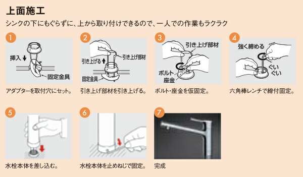 ユアサプライムス.com｜TOTO キッチン台付シングル混合水栓 一般地
