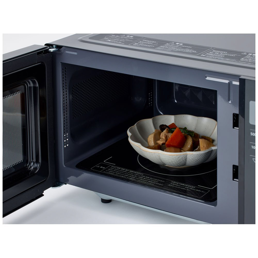 電子レンジ ・18L・フラット ブラック OB-R18F1K ［18L /50/60Hz］｜の