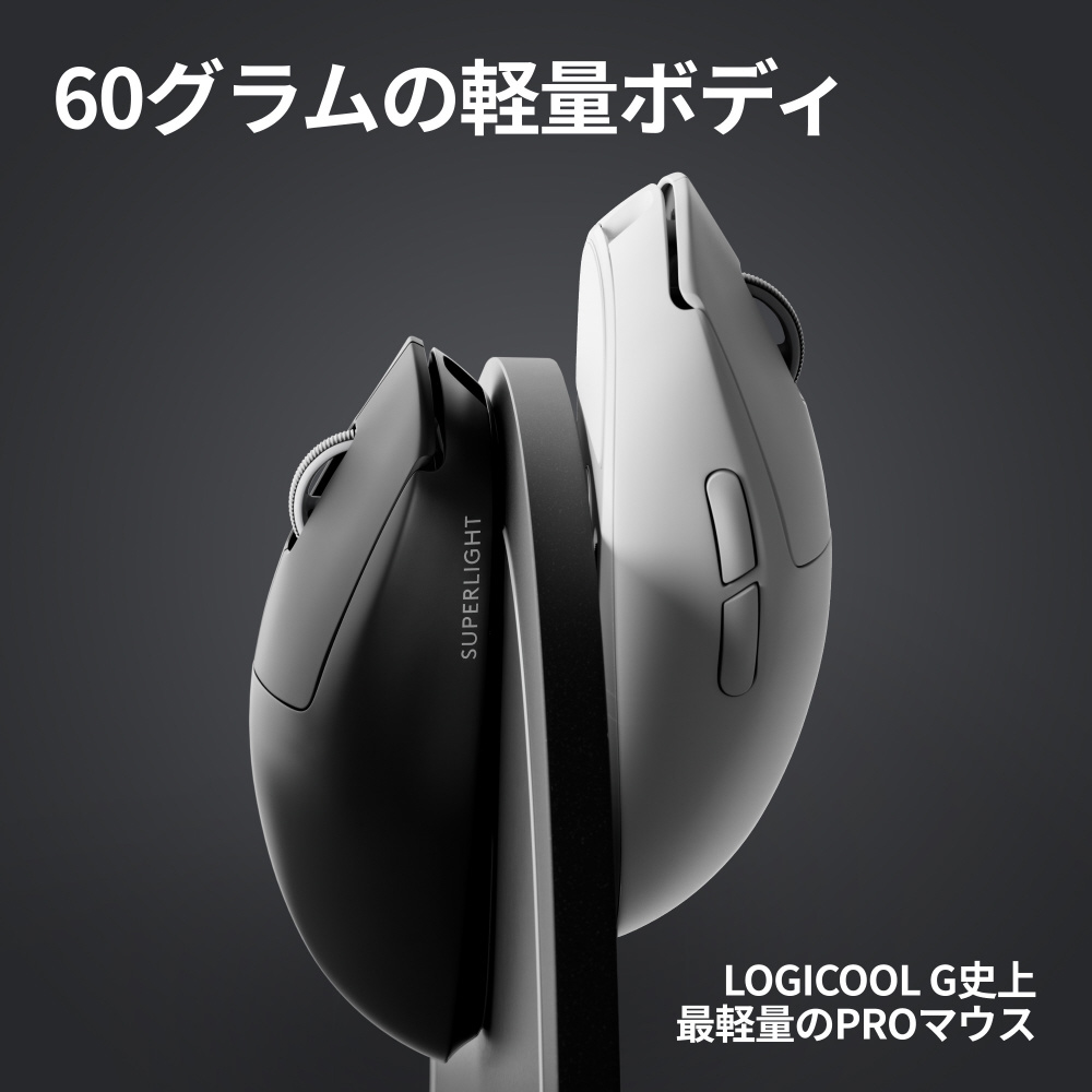 ゲーミングマウス PRO X SUPERLIGHT 2 ホワイト G-PPD-004WL-WH ［光学