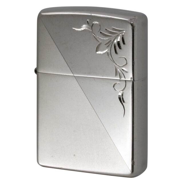 Zippo ジッポー 無地 ストリートクローム 真鍮 ブラス 207B Tumbled