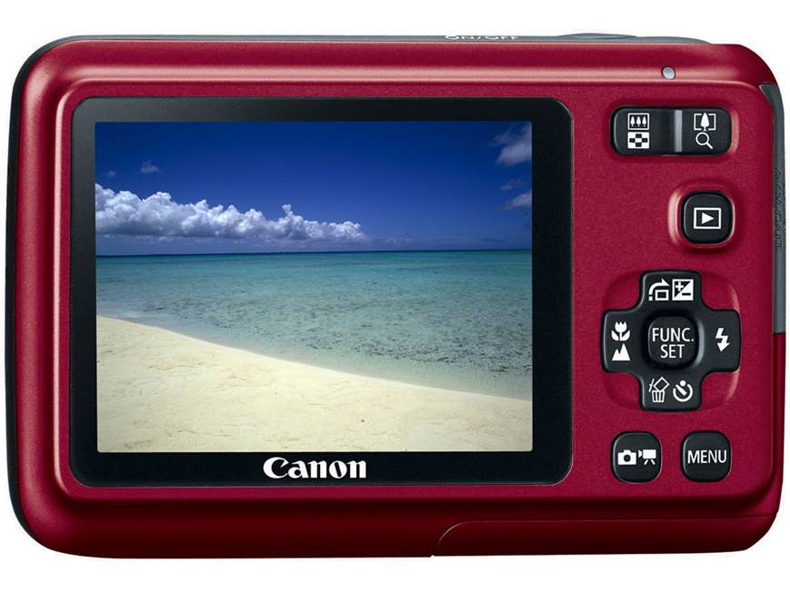 Canon PowerShot A495 (Blue) 10-megapixel digital camera with 3.3X